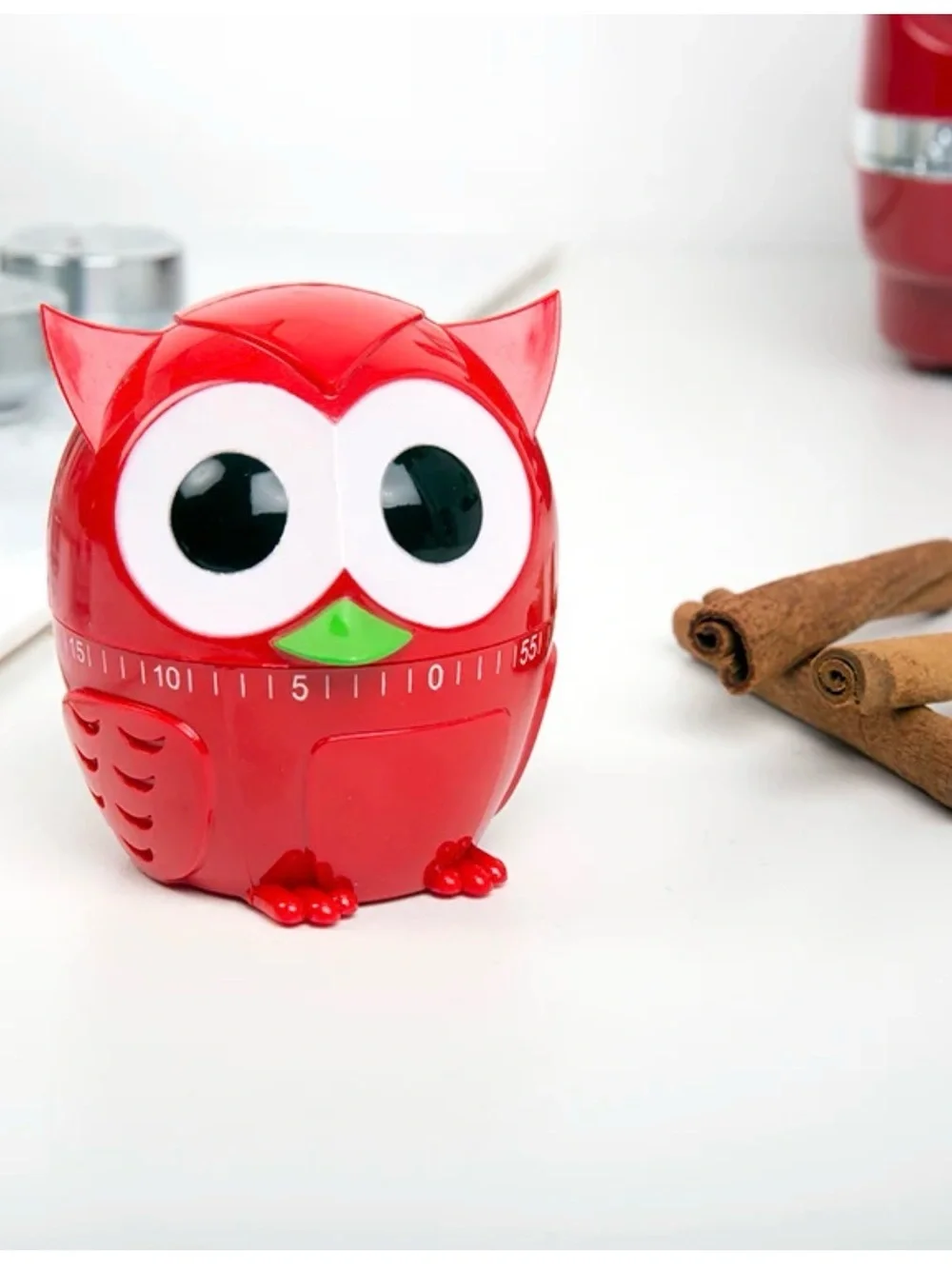 Red Owlet Kitchen Timer - Picture 1 of 4